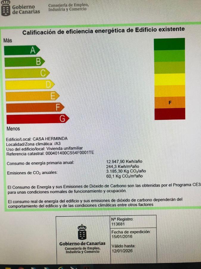 Casa Rural Dona Herminda La Matanza De Acentejo Exteriör bild